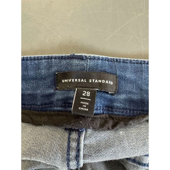 Universal Standard Womens Denim High Rise Skinny Ankle Jeans Size 28 Blue NWOT - Picture 4 of 4